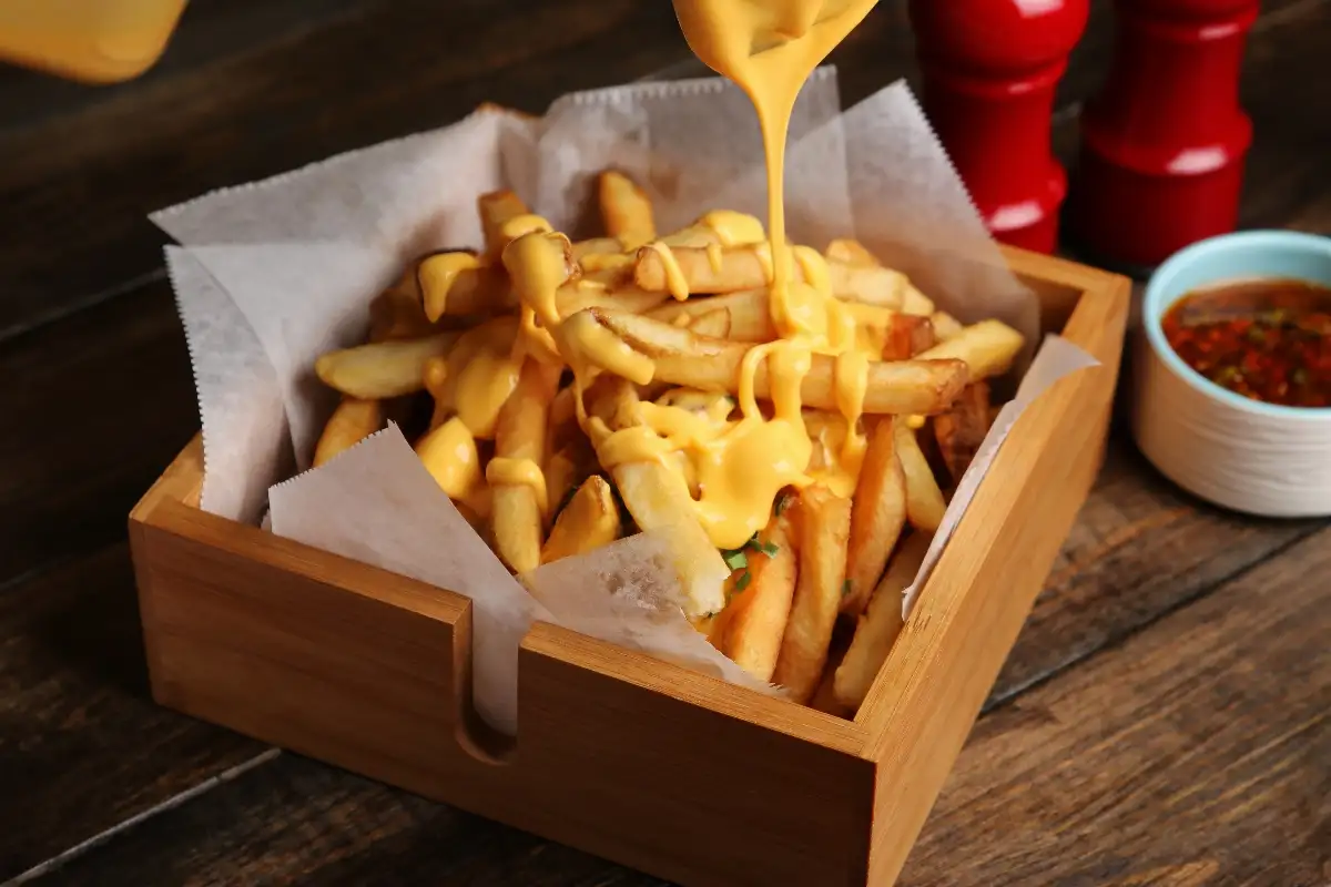 Frites cheddar