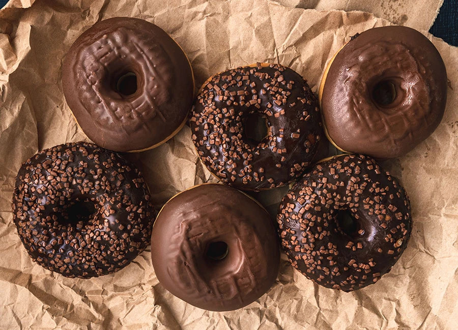 Donut au chocolat